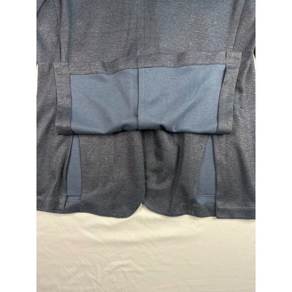 Q by Flynt Blazer Mens Size 48R Booth Jacket Navy 2 Button Single-Breasted - Picture 6 of 16